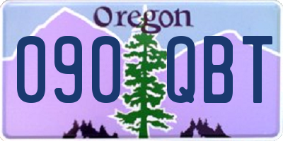 OR license plate 090QBT