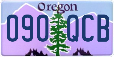 OR license plate 090QCB