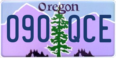 OR license plate 090QCE