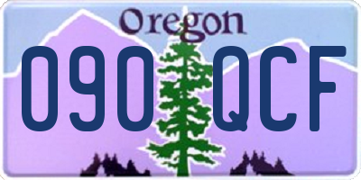 OR license plate 090QCF