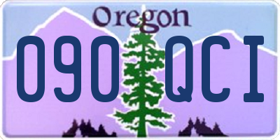 OR license plate 090QCI