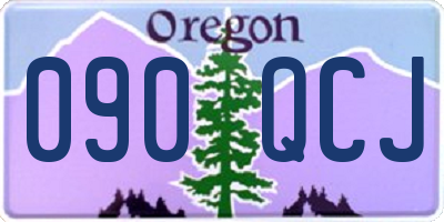 OR license plate 090QCJ