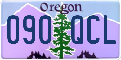 OR license plate 090QCL