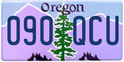 OR license plate 090QCU