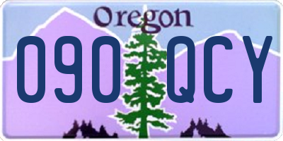 OR license plate 090QCY