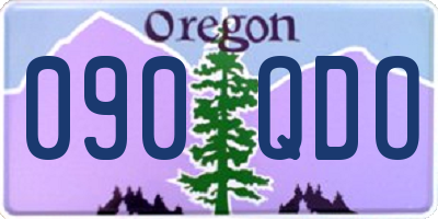 OR license plate 090QDO