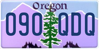 OR license plate 090QDQ