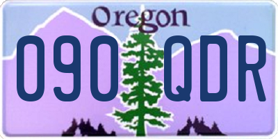 OR license plate 090QDR