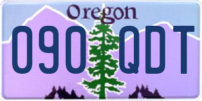 OR license plate 090QDT