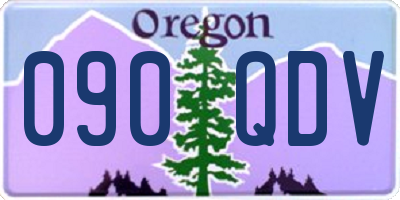 OR license plate 090QDV