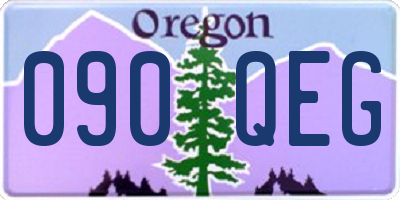 OR license plate 090QEG