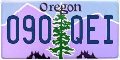 OR license plate 090QEI
