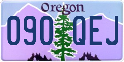 OR license plate 090QEJ