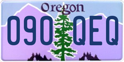 OR license plate 090QEQ