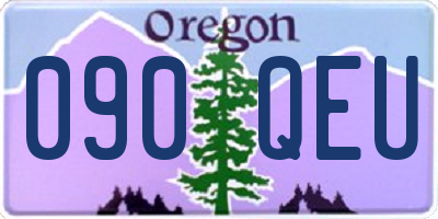 OR license plate 090QEU