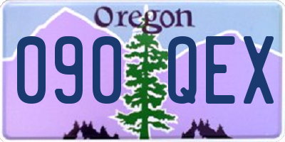 OR license plate 090QEX