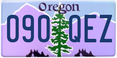 OR license plate 090QEZ