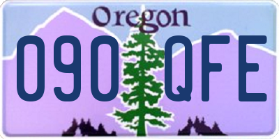 OR license plate 090QFE