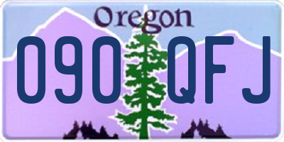 OR license plate 090QFJ