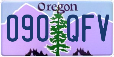 OR license plate 090QFV