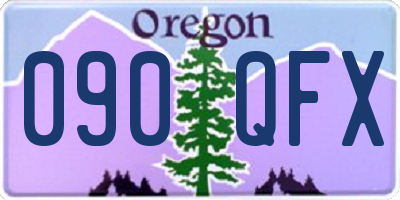 OR license plate 090QFX