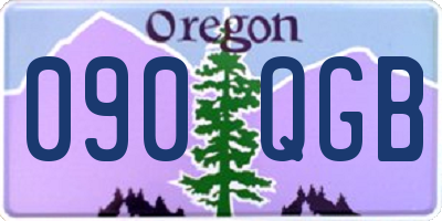 OR license plate 090QGB
