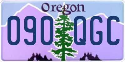 OR license plate 090QGC
