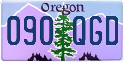 OR license plate 090QGD