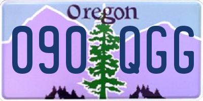 OR license plate 090QGG