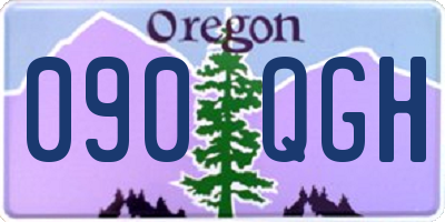 OR license plate 090QGH