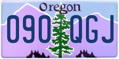 OR license plate 090QGJ