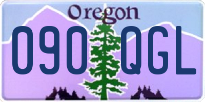 OR license plate 090QGL