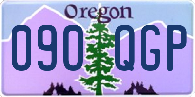 OR license plate 090QGP