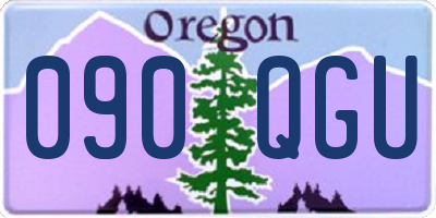 OR license plate 090QGU
