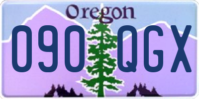OR license plate 090QGX