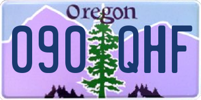 OR license plate 090QHF