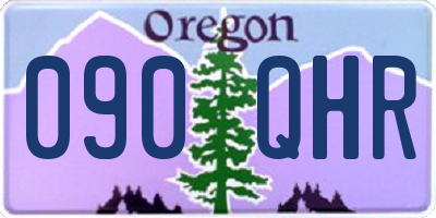 OR license plate 090QHR