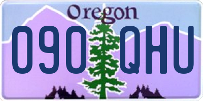 OR license plate 090QHU