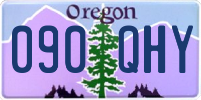 OR license plate 090QHY