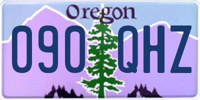 OR license plate 090QHZ
