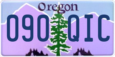 OR license plate 090QIC