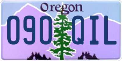 OR license plate 090QIL