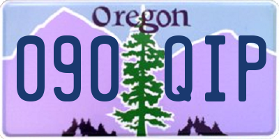 OR license plate 090QIP