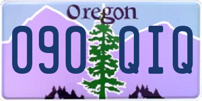 OR license plate 090QIQ