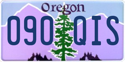 OR license plate 090QIS