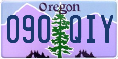 OR license plate 090QIY