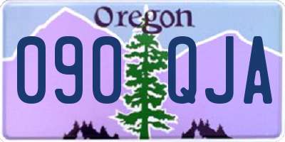 OR license plate 090QJA