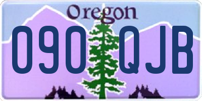 OR license plate 090QJB