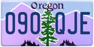 OR license plate 090QJE