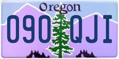 OR license plate 090QJI